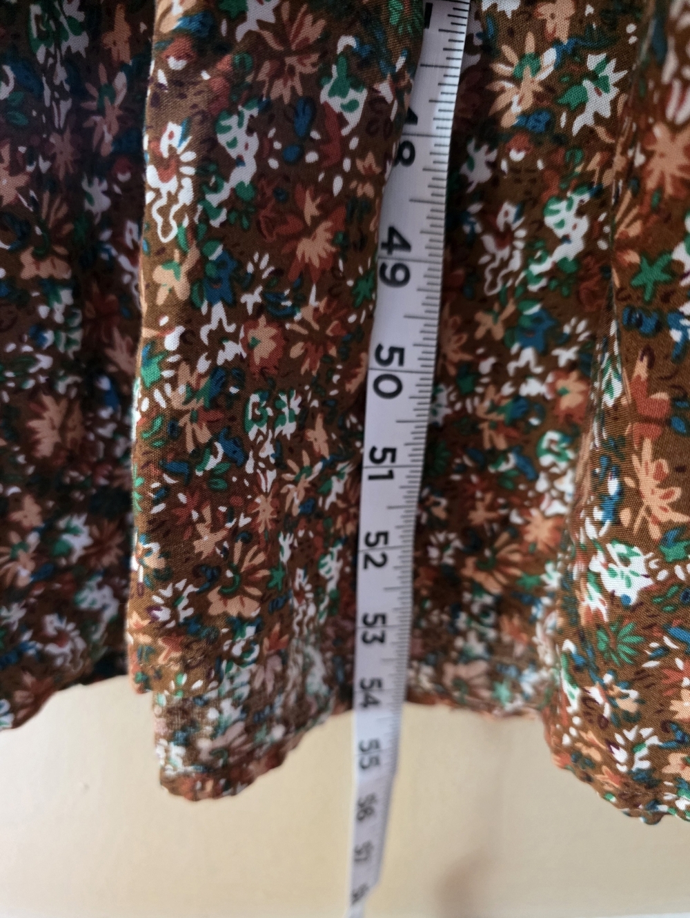 Natural Life Lucia Floral Tiered Maxi Dress M Oversized Boho Cottagecore Prairie - Picture 12 of 12